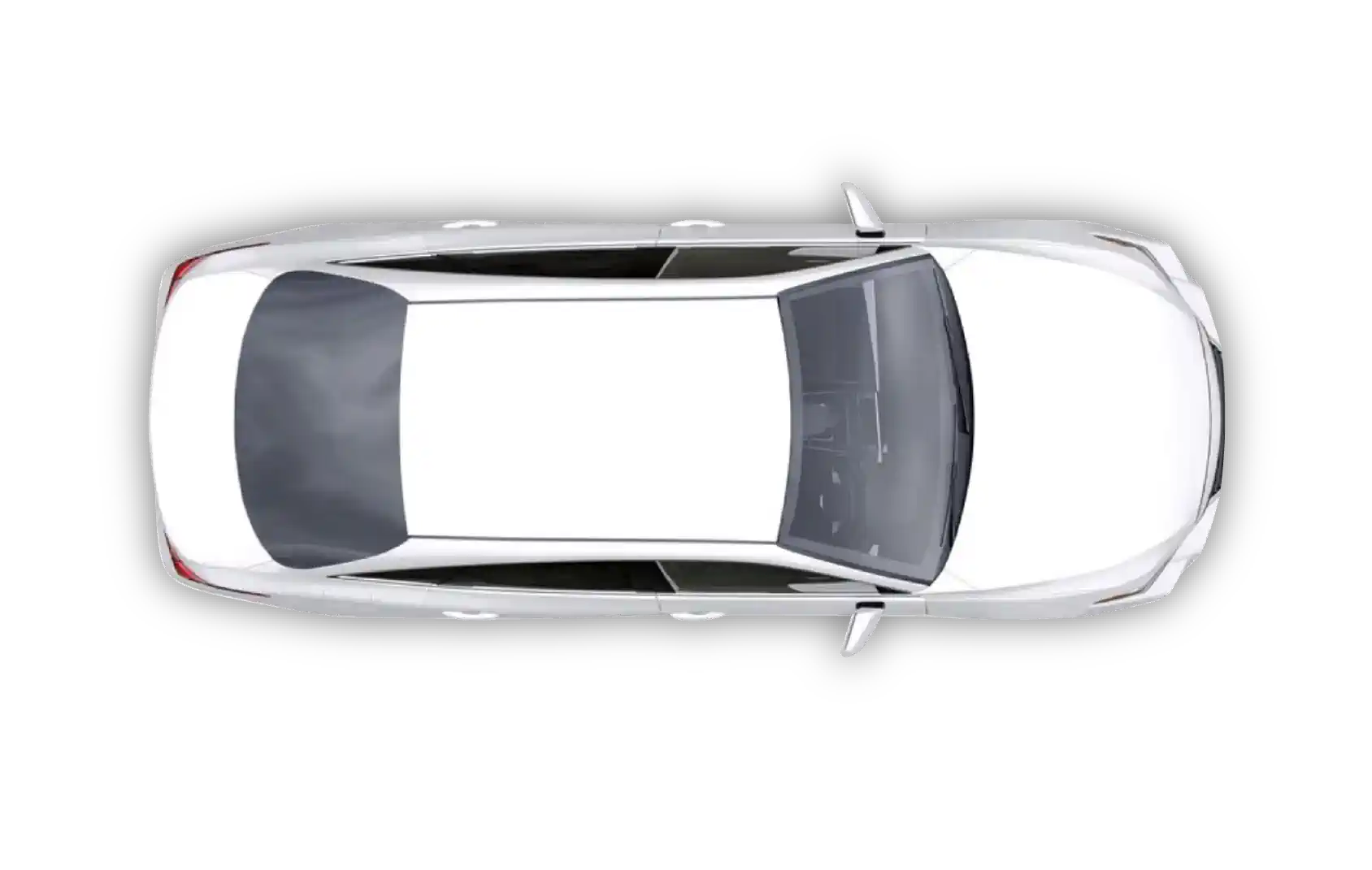 Top view of a car